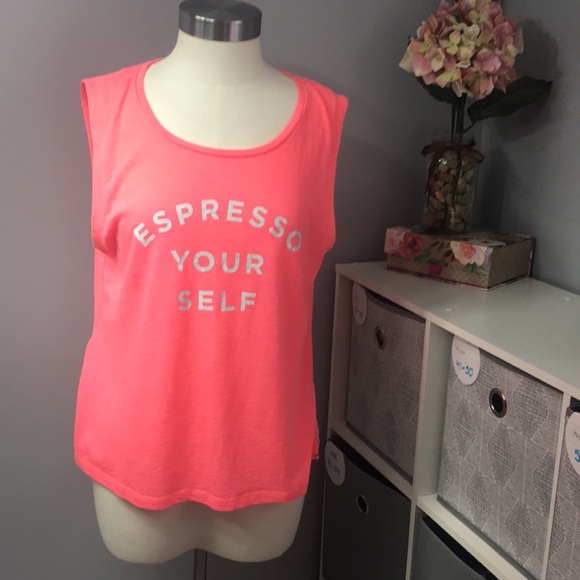 Victoria's Secret Tops - Espresso your self tank
